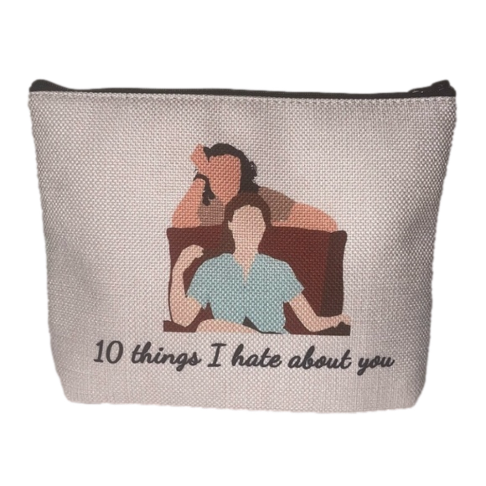10 Things I Hate About You Canvas Pouch.
